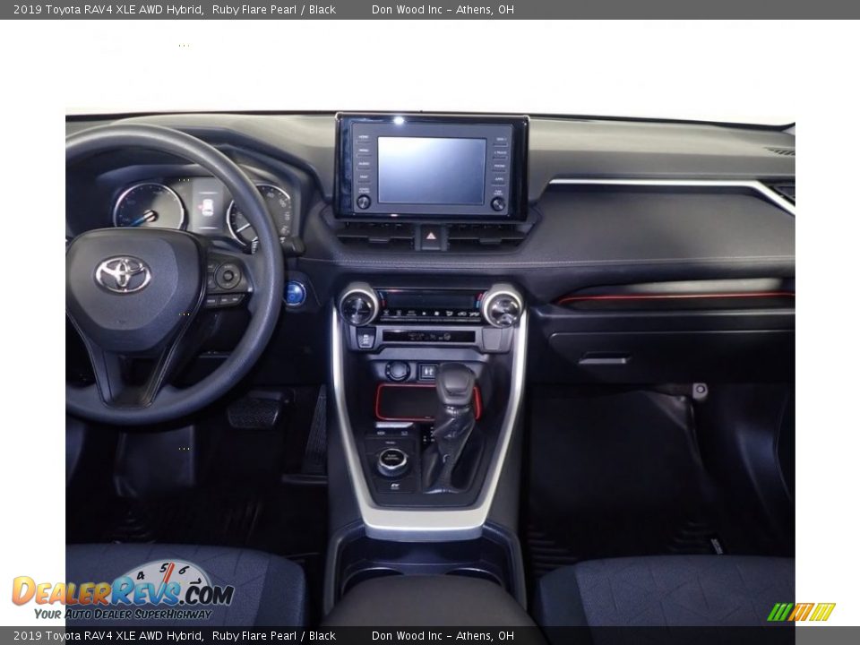 2019 Toyota RAV4 XLE AWD Hybrid Ruby Flare Pearl / Black Photo #22
