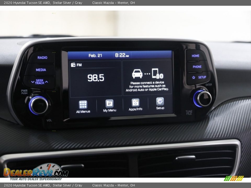 2020 Hyundai Tucson SE AWD Stellar Silver / Gray Photo #10