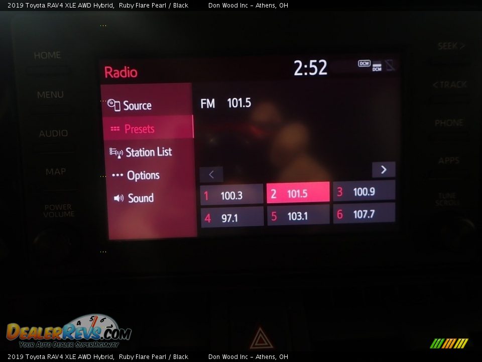 2019 Toyota RAV4 XLE AWD Hybrid Ruby Flare Pearl / Black Photo #23