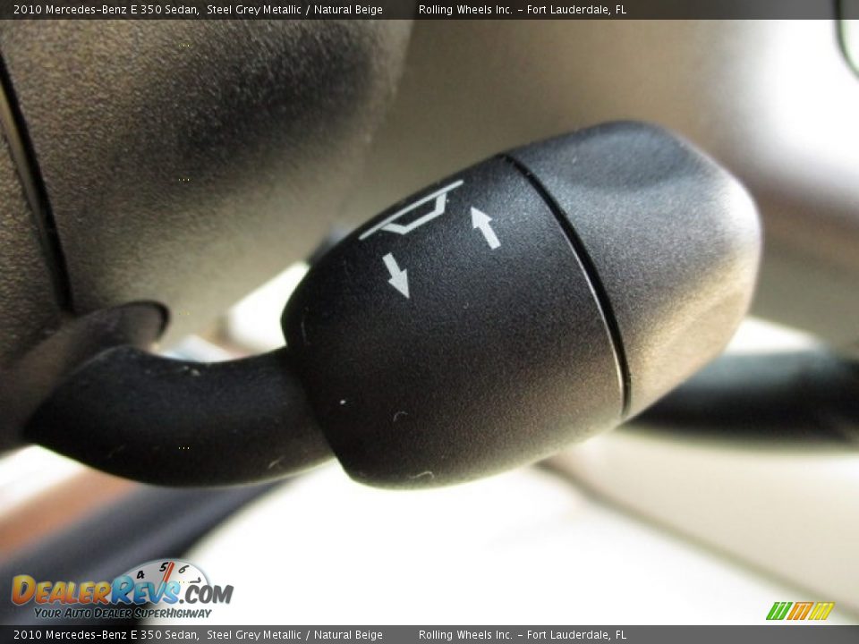 2010 Mercedes-Benz E 350 Sedan Steel Grey Metallic / Natural Beige Photo #36