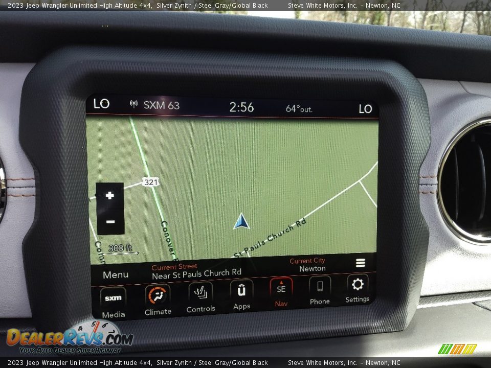 Navigation of 2023 Jeep Wrangler Unlimited High Altitude 4x4 Photo #25