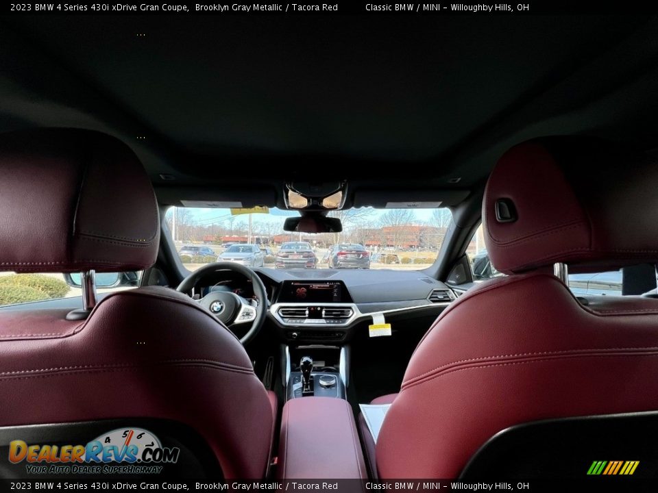 2023 BMW 4 Series 430i xDrive Gran Coupe Brooklyn Gray Metallic / Tacora Red Photo #5