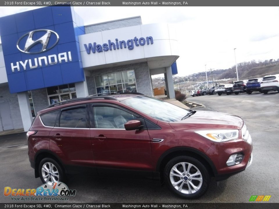 2018 Ford Escape SEL 4WD Cinnamon Glaze / Charcoal Black Photo #2