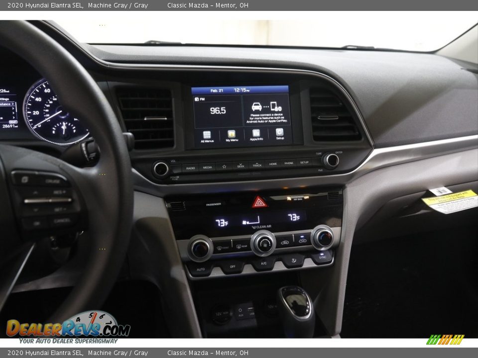 2020 Hyundai Elantra SEL Machine Gray / Gray Photo #9