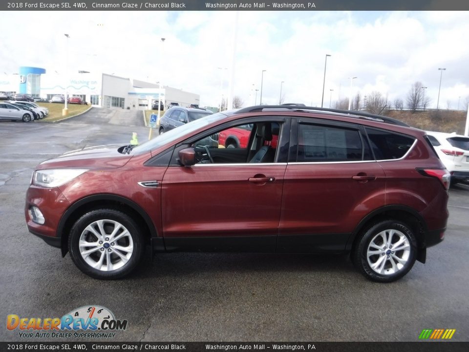 2018 Ford Escape SEL 4WD Cinnamon Glaze / Charcoal Black Photo #7