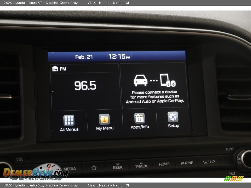 2020 Hyundai Elantra SEL Machine Gray / Gray Photo #10