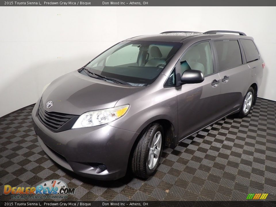 2015 Toyota Sienna L Predawn Gray Mica / Bisque Photo #8