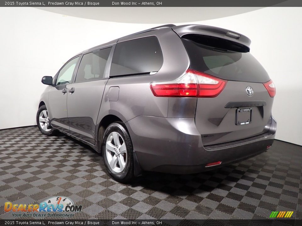 2015 Toyota Sienna L Predawn Gray Mica / Bisque Photo #9