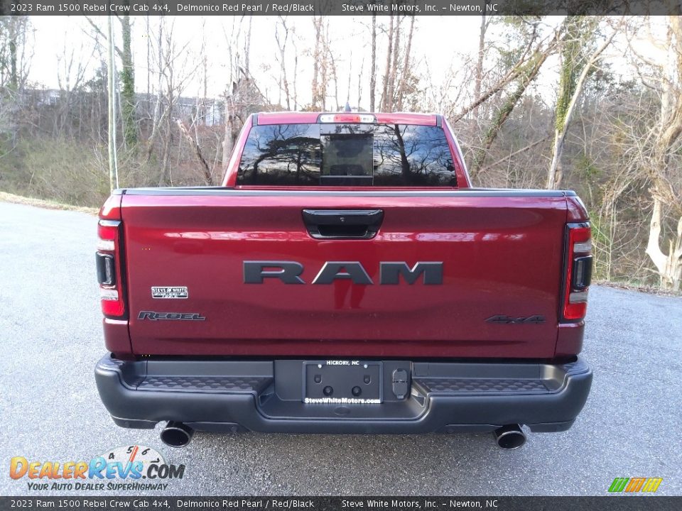 Delmonico Red Pearl 2023 Ram 1500 Rebel Crew Cab 4x4 Photo #7