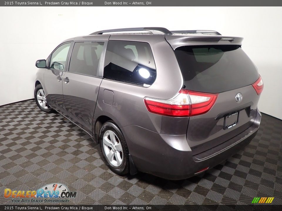 2015 Toyota Sienna L Predawn Gray Mica / Bisque Photo #10