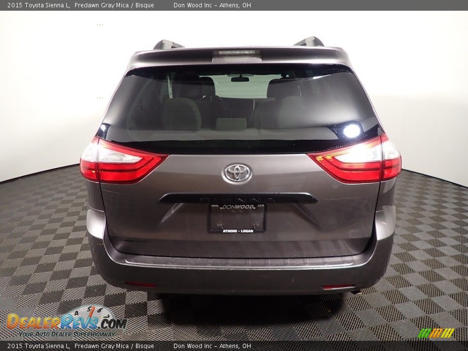 2015 Toyota Sienna L Predawn Gray Mica / Bisque Photo #11