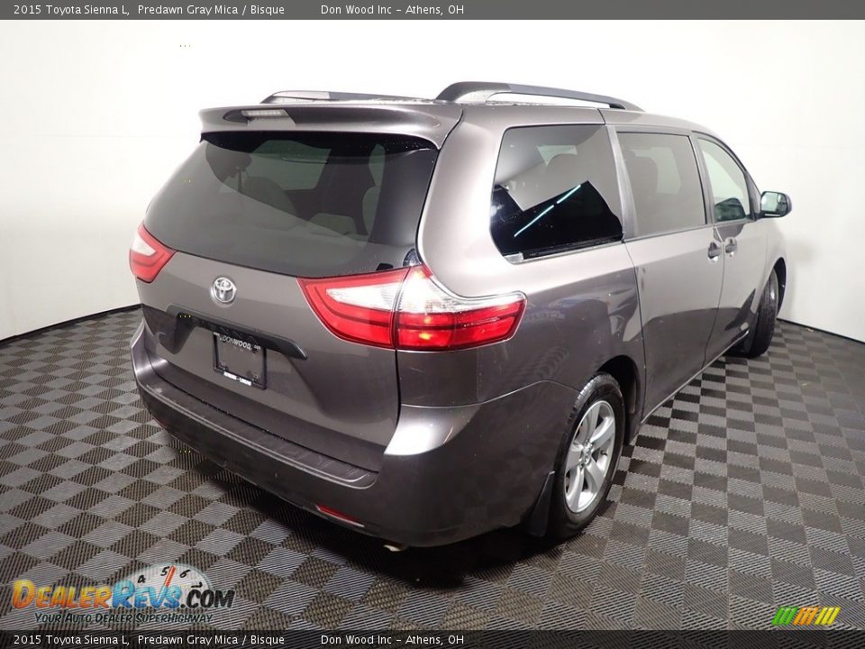 2015 Toyota Sienna L Predawn Gray Mica / Bisque Photo #15