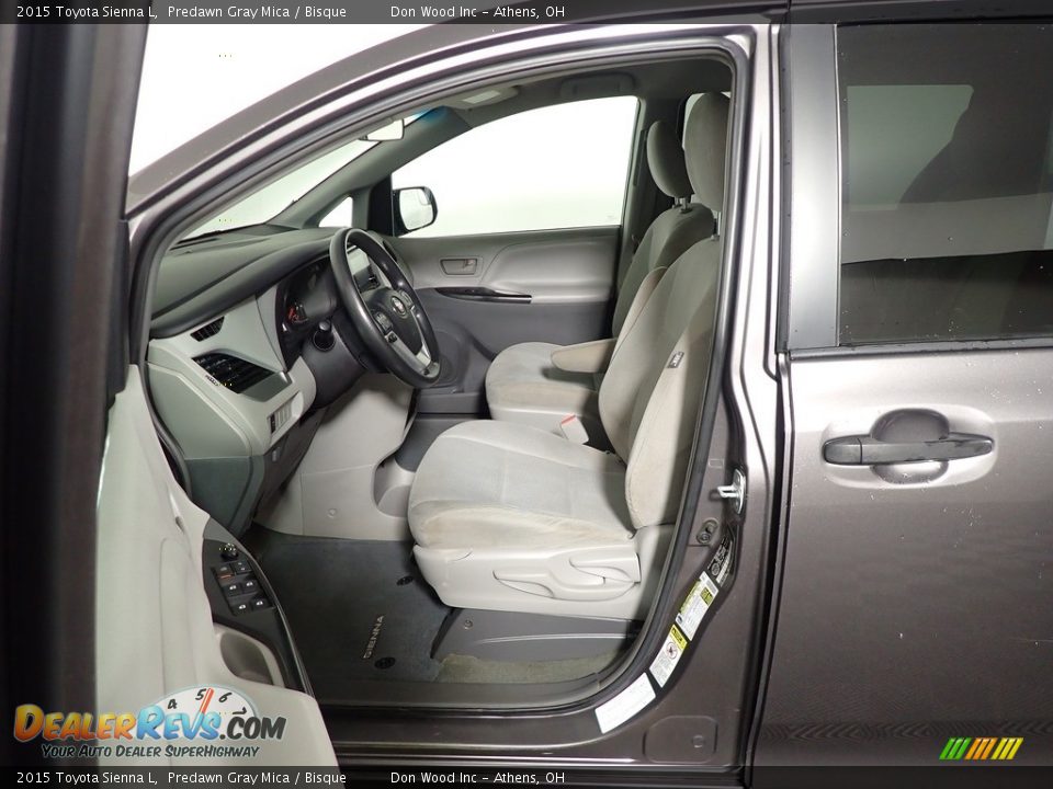 2015 Toyota Sienna L Predawn Gray Mica / Bisque Photo #18