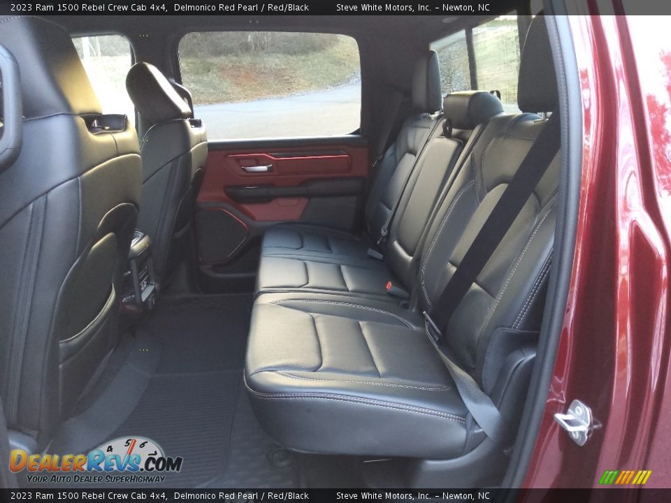 Rear Seat of 2023 Ram 1500 Rebel Crew Cab 4x4 Photo #14