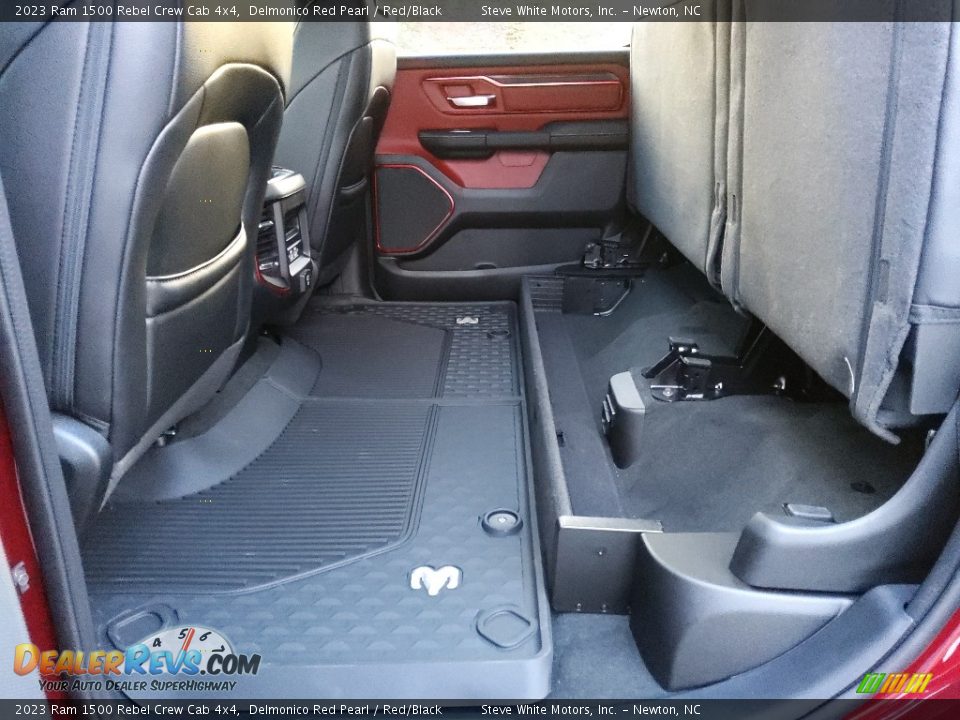 Rear Seat of 2023 Ram 1500 Rebel Crew Cab 4x4 Photo #15