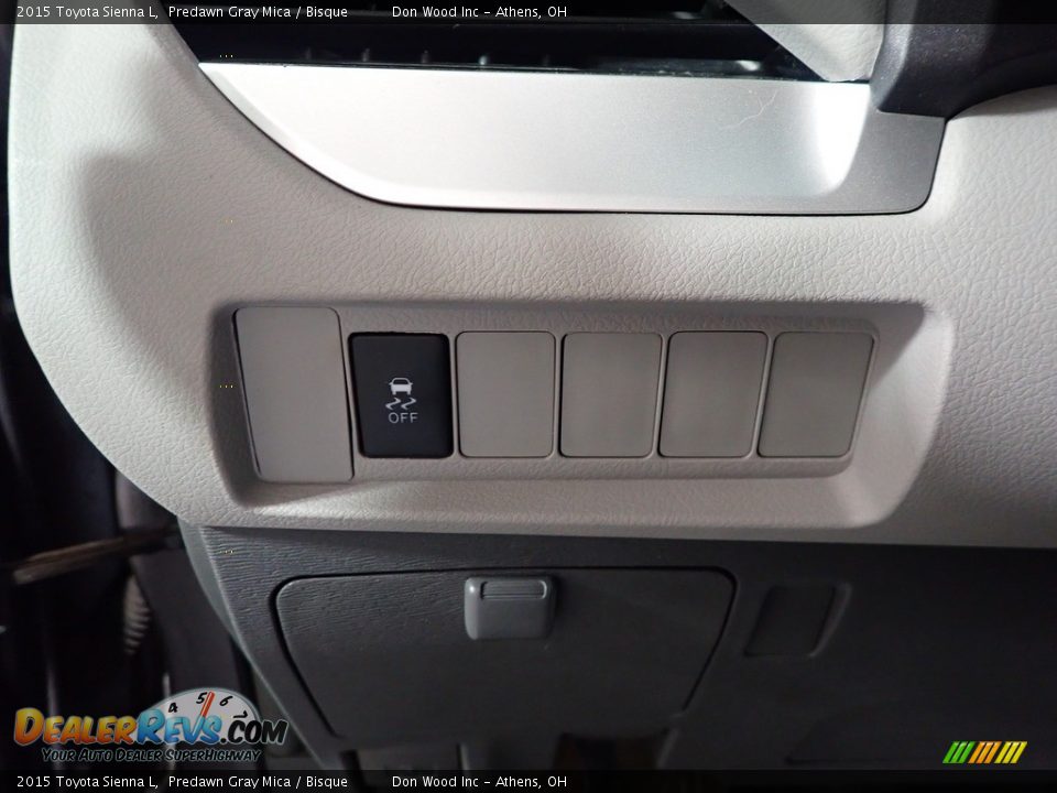 2015 Toyota Sienna L Predawn Gray Mica / Bisque Photo #27