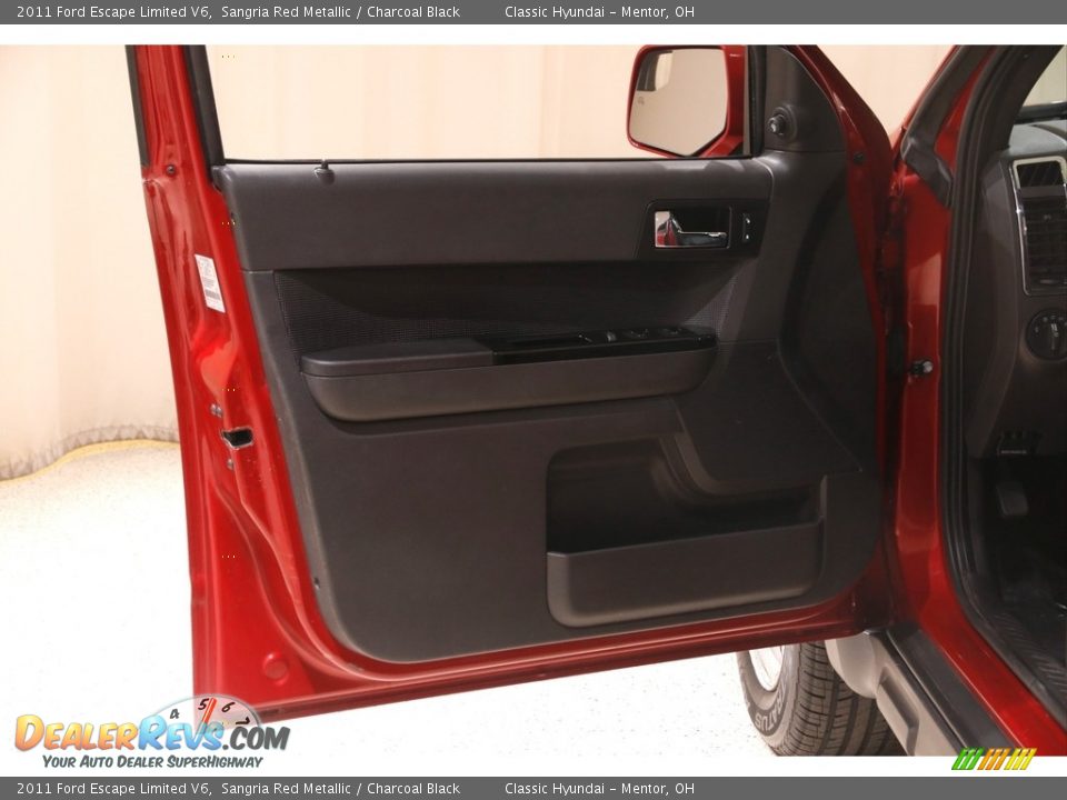 2011 Ford Escape Limited V6 Sangria Red Metallic / Charcoal Black Photo #5