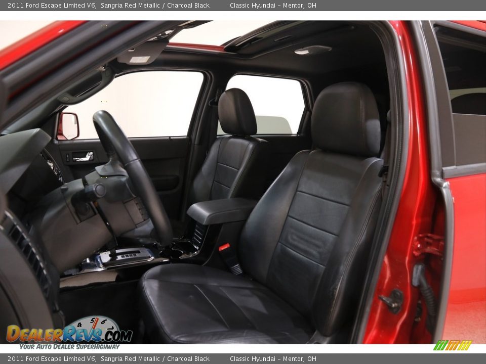 2011 Ford Escape Limited V6 Sangria Red Metallic / Charcoal Black Photo #6