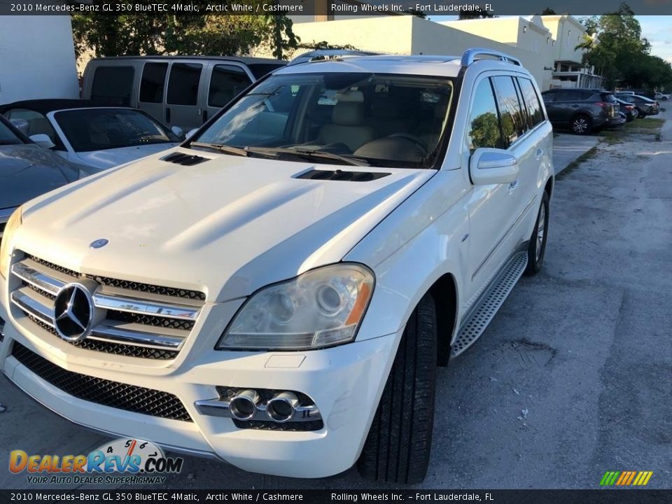 2010 Mercedes-Benz GL 350 BlueTEC 4Matic Arctic White / Cashmere Photo #3