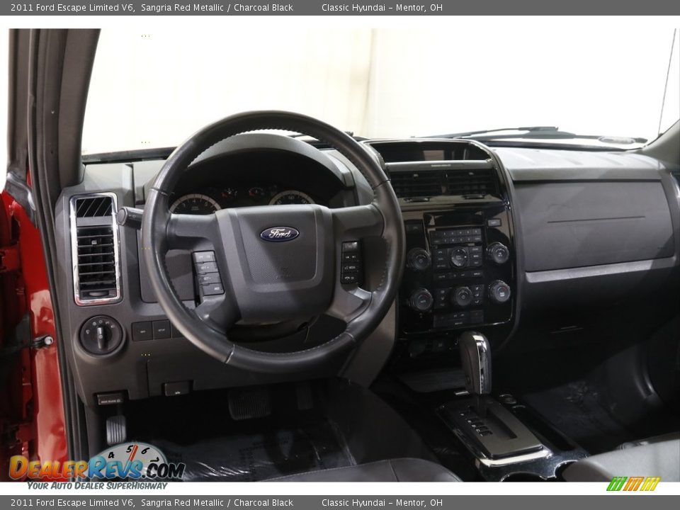 2011 Ford Escape Limited V6 Sangria Red Metallic / Charcoal Black Photo #7