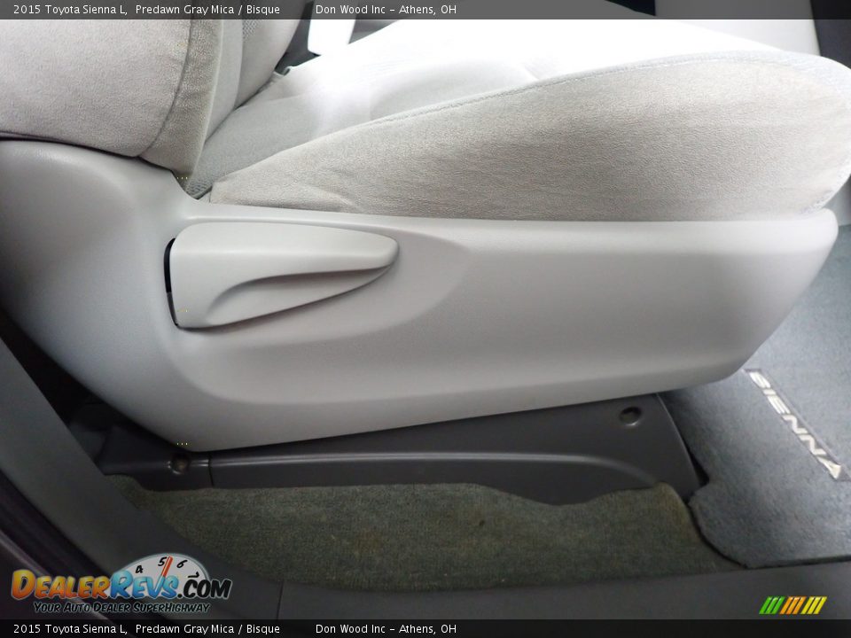 2015 Toyota Sienna L Predawn Gray Mica / Bisque Photo #35