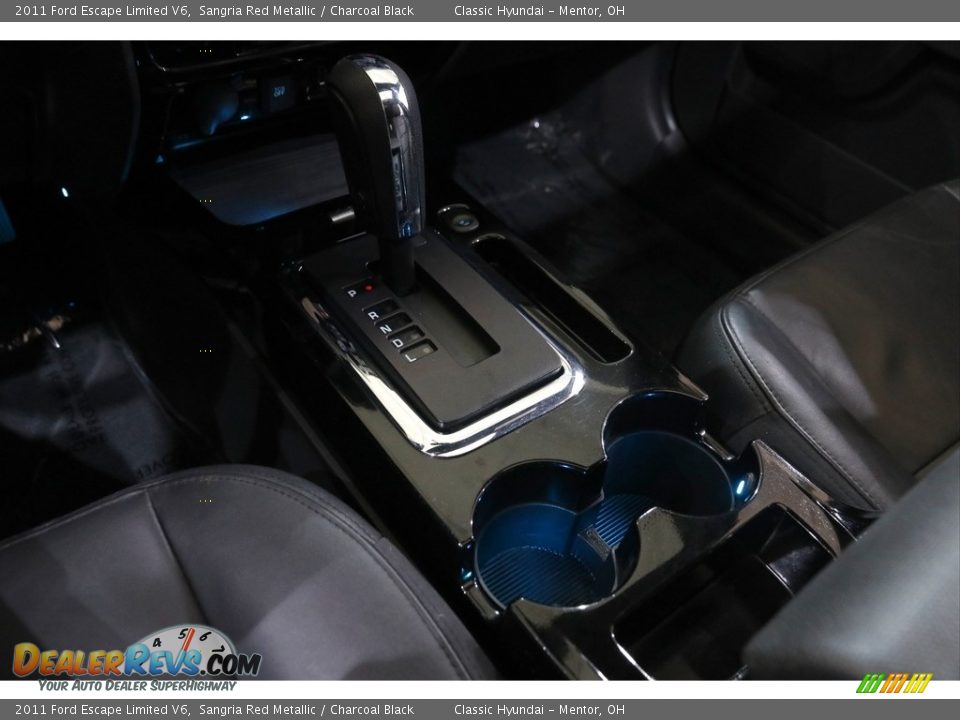 2011 Ford Escape Limited V6 Sangria Red Metallic / Charcoal Black Photo #13