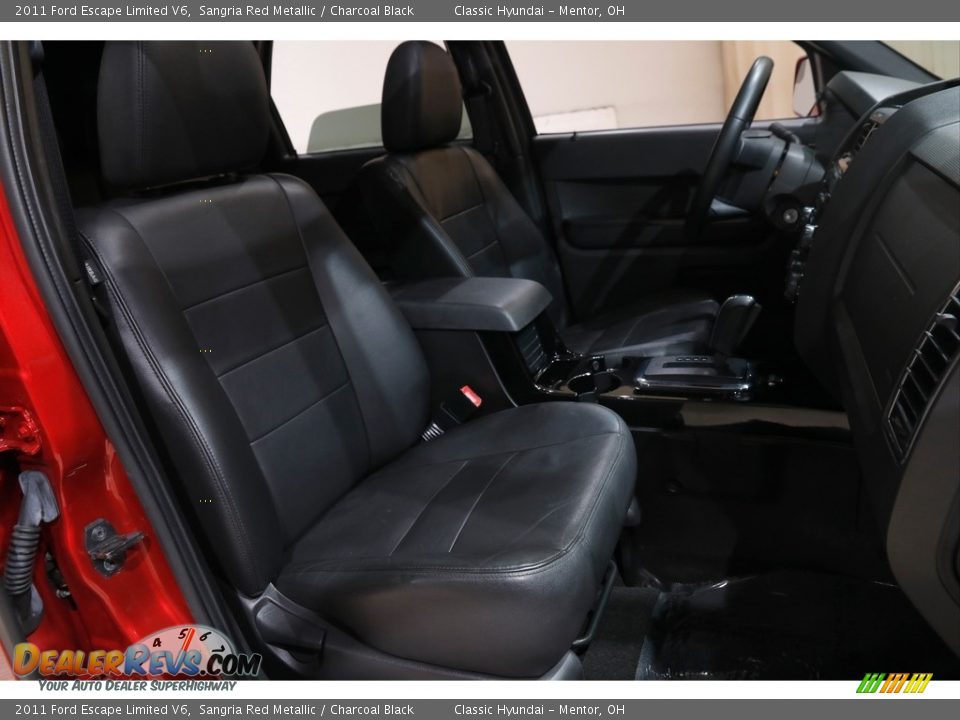 2011 Ford Escape Limited V6 Sangria Red Metallic / Charcoal Black Photo #14