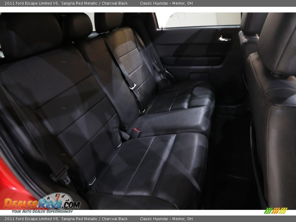 2011 Ford Escape Limited V6 Sangria Red Metallic / Charcoal Black Photo #15