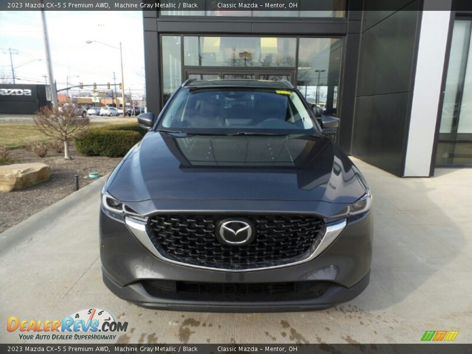 2023 Mazda CX-5 S Premium AWD Machine Gray Metallic / Black Photo #2