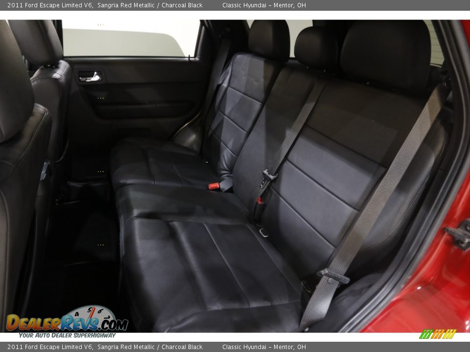 2011 Ford Escape Limited V6 Sangria Red Metallic / Charcoal Black Photo #16