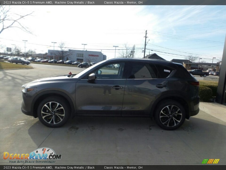 2023 Mazda CX-5 S Premium AWD Machine Gray Metallic / Black Photo #6