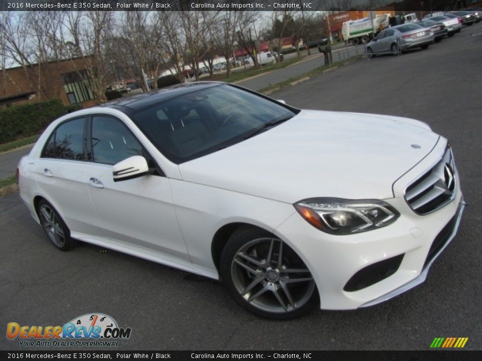 2016 Mercedes-Benz E 350 Sedan Polar White / Black Photo #3