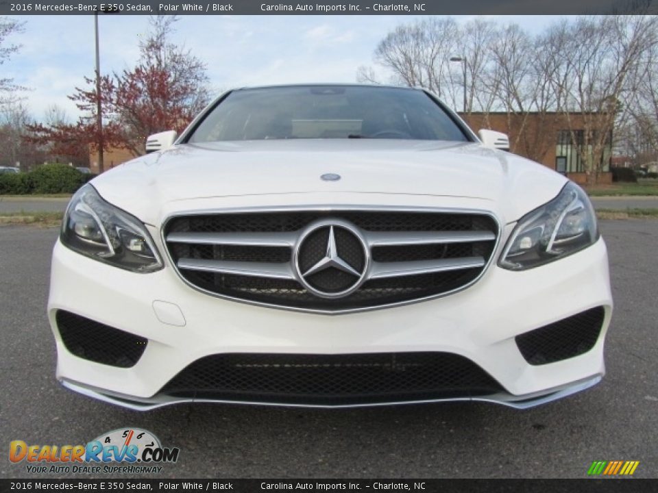 2016 Mercedes-Benz E 350 Sedan Polar White / Black Photo #4