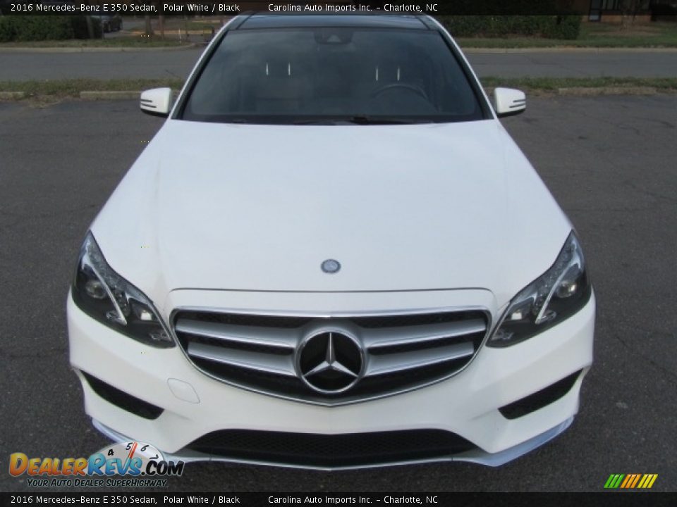 2016 Mercedes-Benz E 350 Sedan Polar White / Black Photo #5