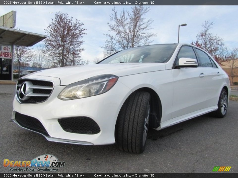 2016 Mercedes-Benz E 350 Sedan Polar White / Black Photo #6