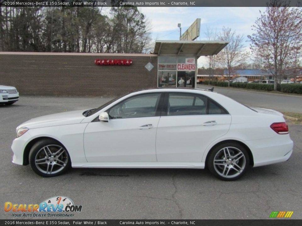 2016 Mercedes-Benz E 350 Sedan Polar White / Black Photo #7