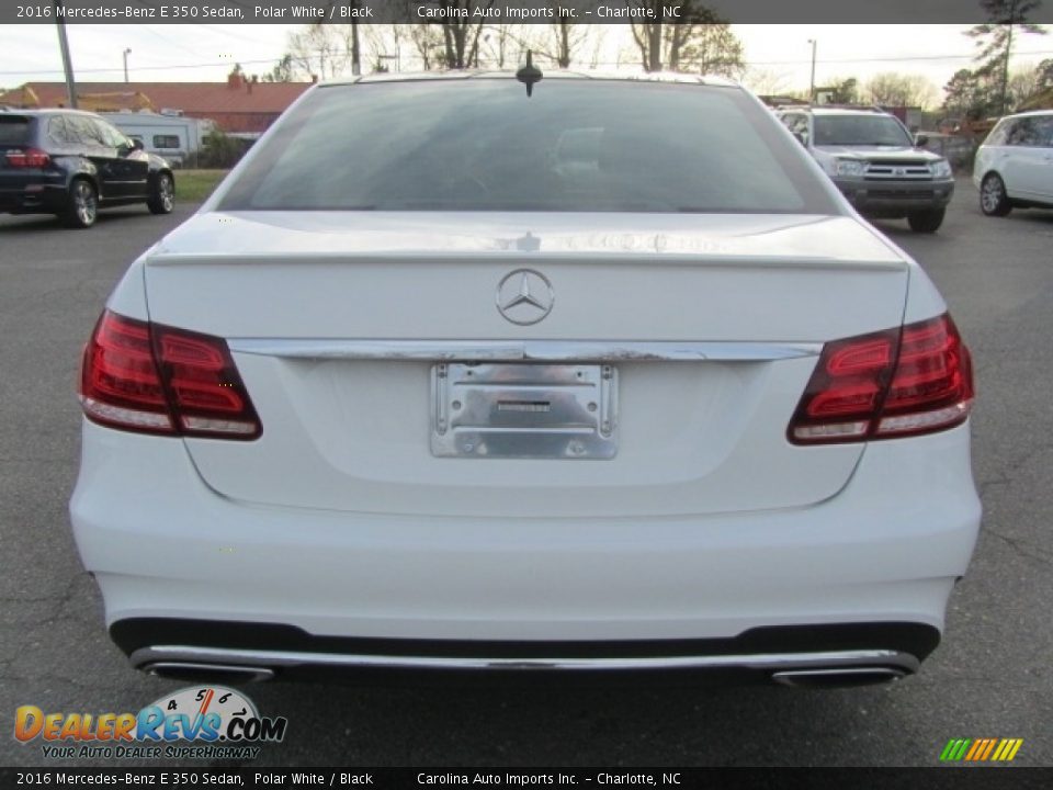 2016 Mercedes-Benz E 350 Sedan Polar White / Black Photo #9