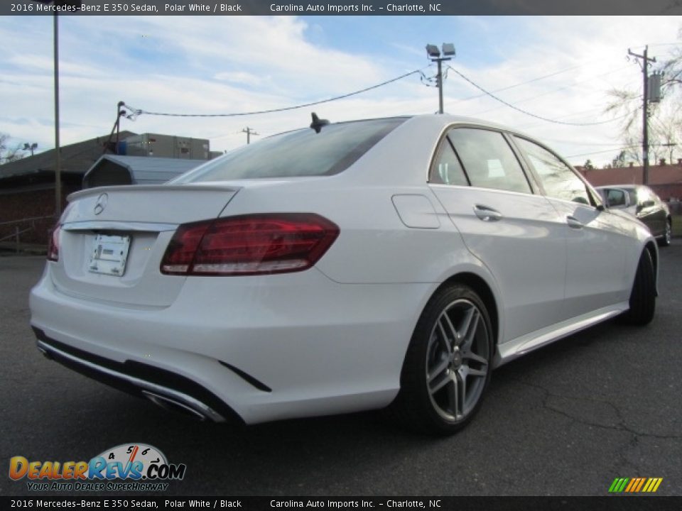 2016 Mercedes-Benz E 350 Sedan Polar White / Black Photo #10