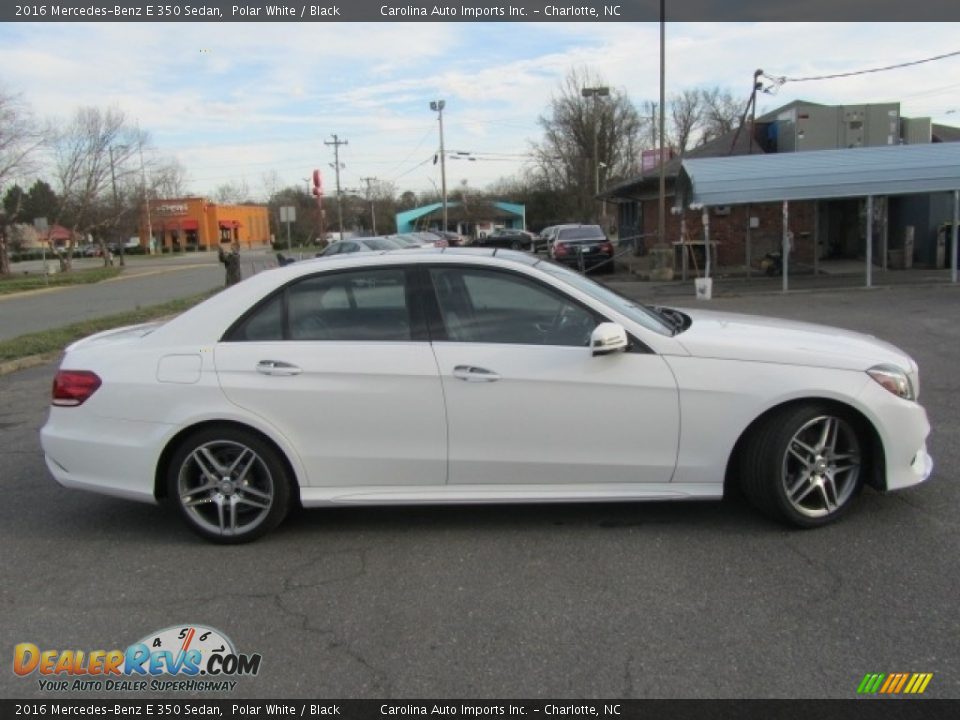 2016 Mercedes-Benz E 350 Sedan Polar White / Black Photo #11