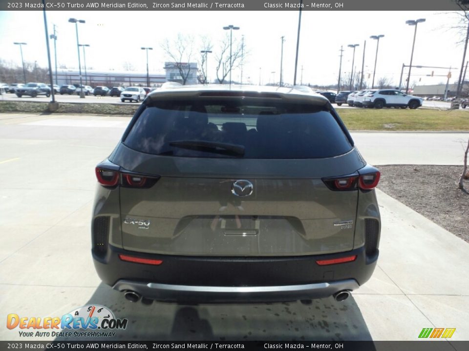 2023 Mazda CX-50 Turbo AWD Meridian Edition Zircon Sand Metallic / Terracotta Photo #5