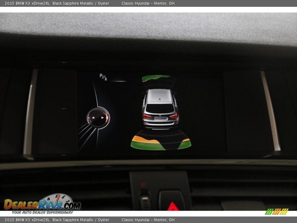 2015 BMW X3 xDrive28i Black Sapphire Metallic / Oyster Photo #12