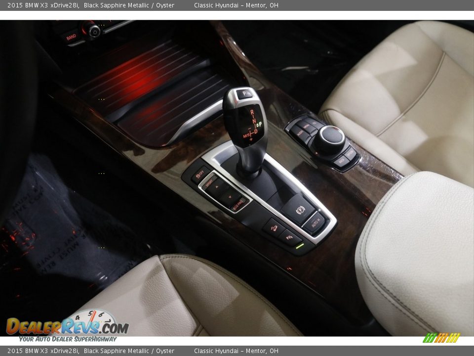 2015 BMW X3 xDrive28i Black Sapphire Metallic / Oyster Photo #14