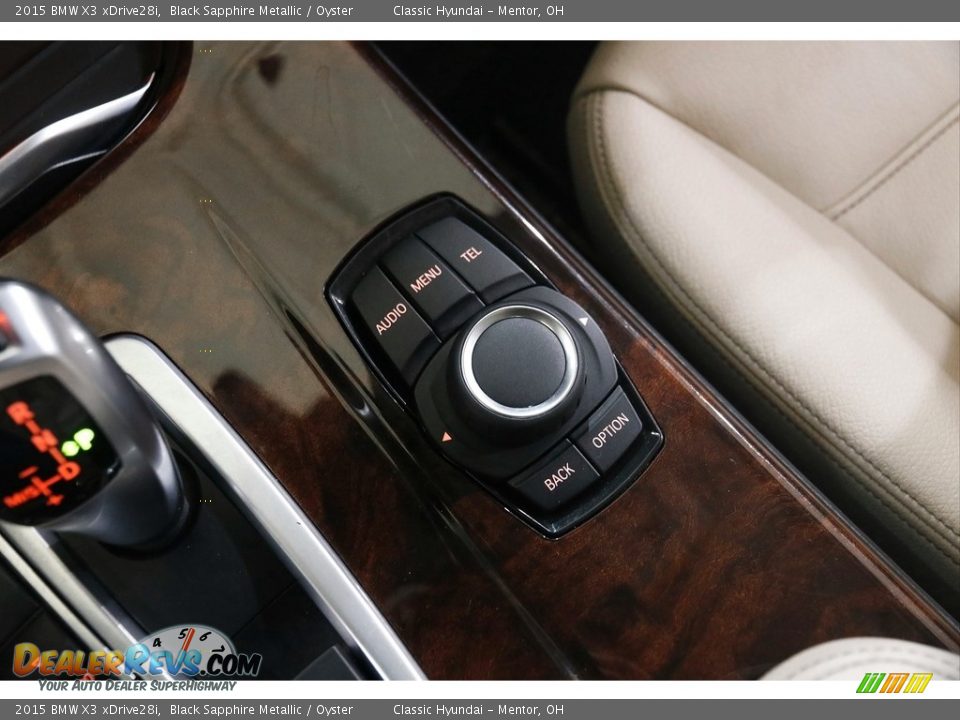 2015 BMW X3 xDrive28i Black Sapphire Metallic / Oyster Photo #16