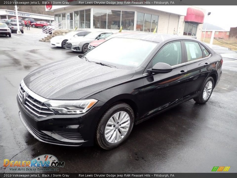 2019 Volkswagen Jetta S Black / Storm Gray Photo #4