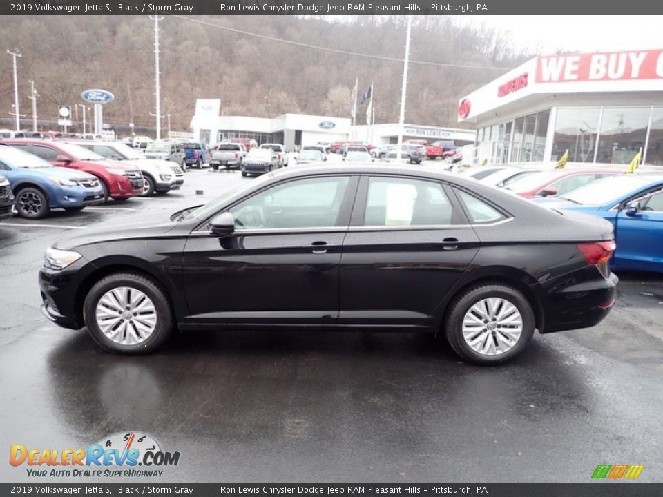 2019 Volkswagen Jetta S Black / Storm Gray Photo #5