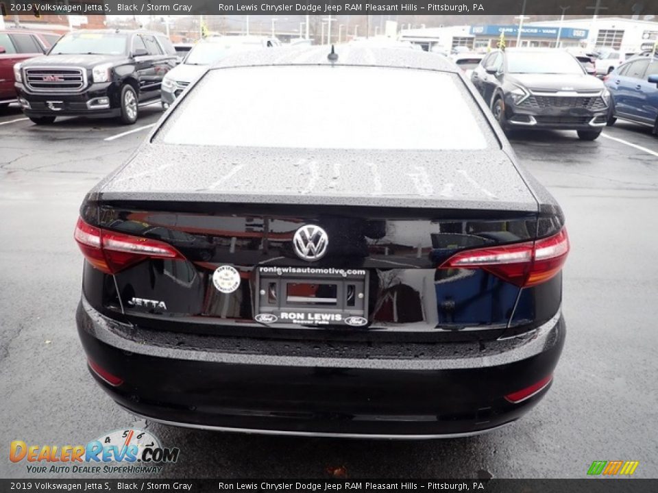 2019 Volkswagen Jetta S Black / Storm Gray Photo #7