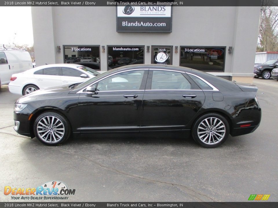 2018 Lincoln MKZ Hybrid Select Black Velvet / Ebony Photo #1