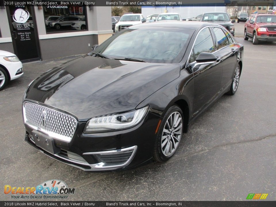 2018 Lincoln MKZ Hybrid Select Black Velvet / Ebony Photo #2