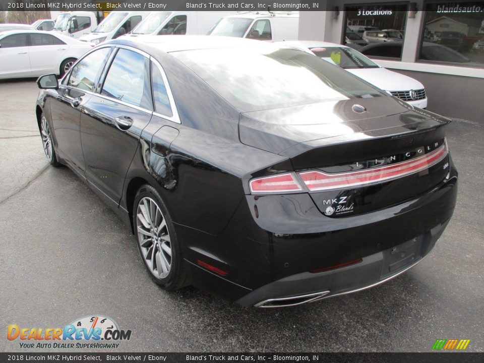 2018 Lincoln MKZ Hybrid Select Black Velvet / Ebony Photo #3