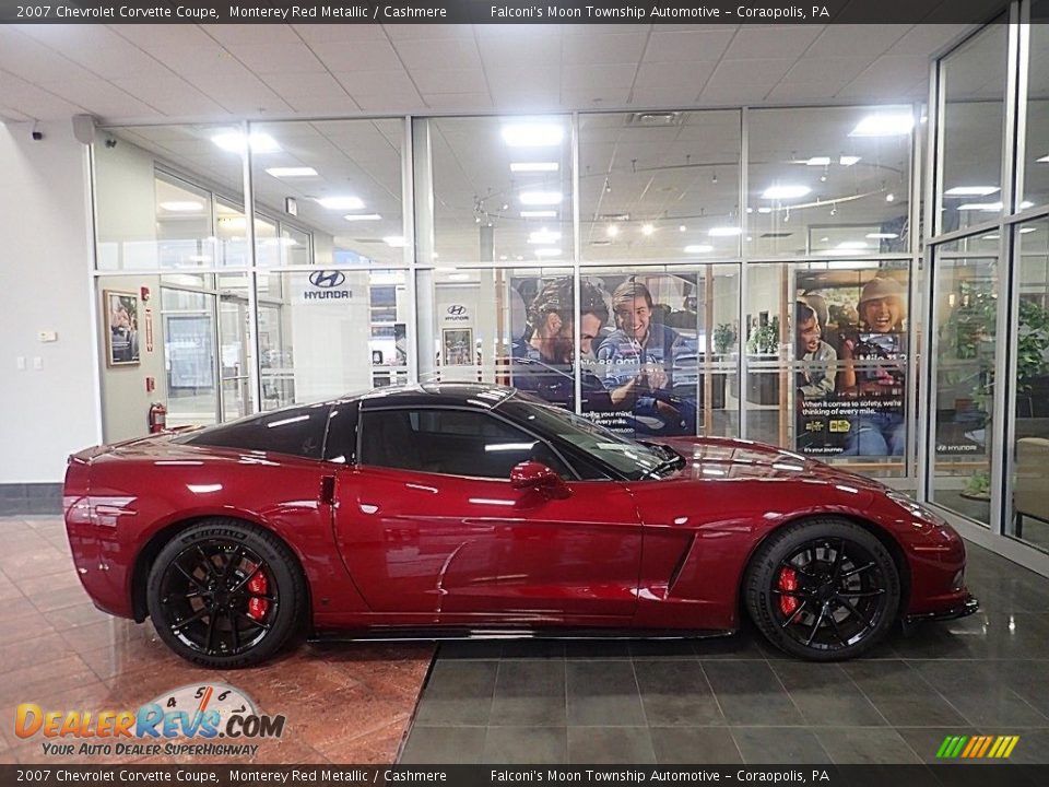 2007 Chevrolet Corvette Coupe Monterey Red Metallic / Cashmere Photo #1